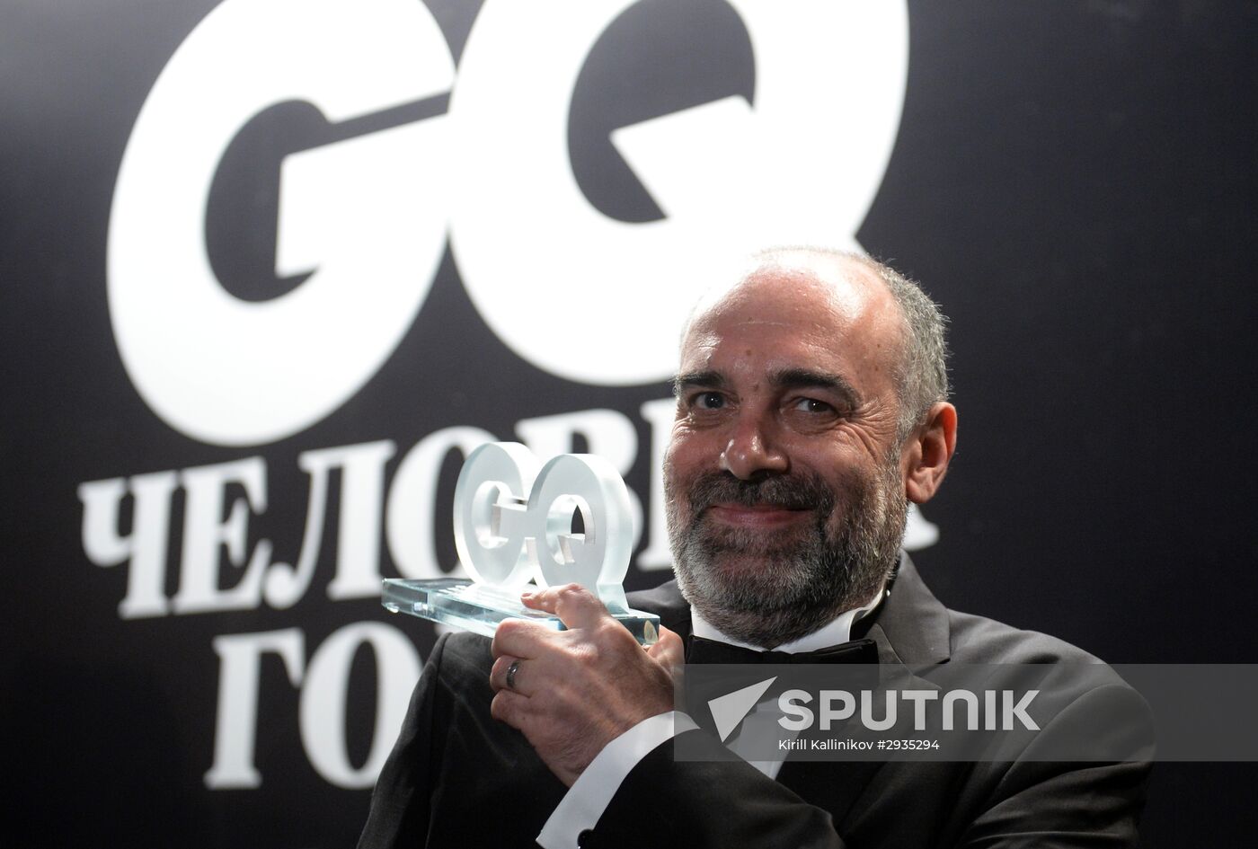 GQ Russia's Man of the Year award ceremony