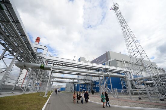 Launch of new steam and gas power plant in Yekaterinburg
