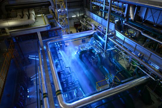 Launch of new steam and gas power plant in Yekaterinburg