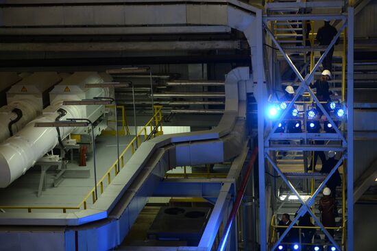 Launch of new steam and gas power plant in Yekaterinburg