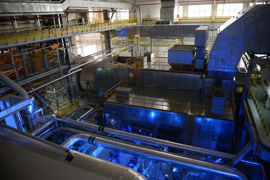 Launch of new steam and gas power plant in Yekaterinburg