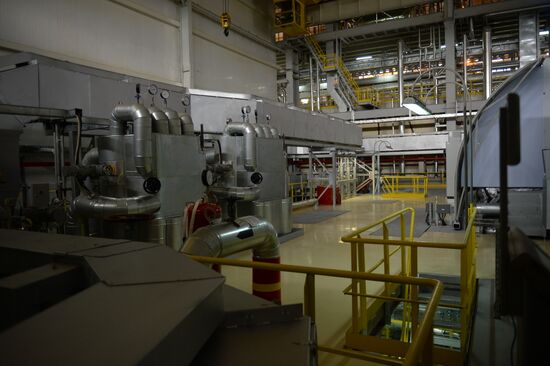 Launch of new steam and gas power plant in Yekaterinburg