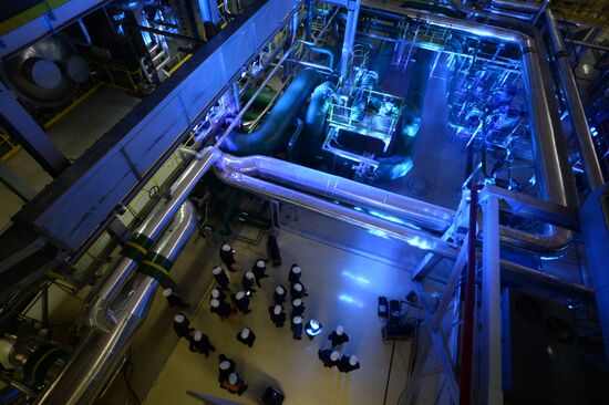 Launch of new steam and gas power plant in Yekaterinburg
