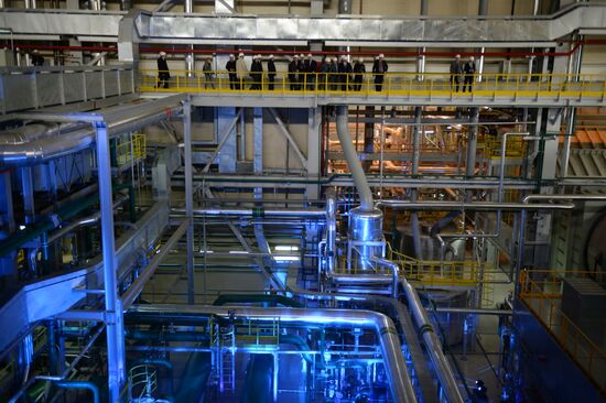 Launch of new steam and gas power plant in Yekaterinburg