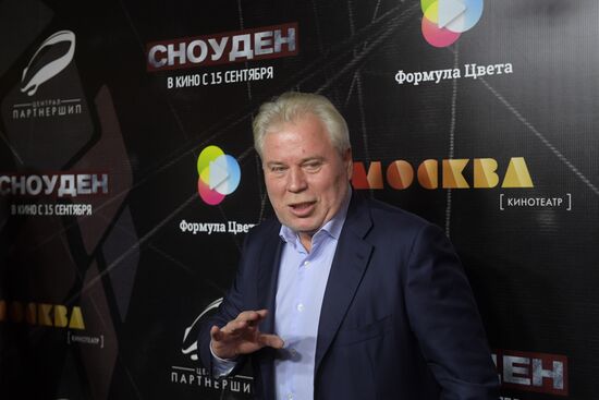 Premiere of movie 'Snowden'