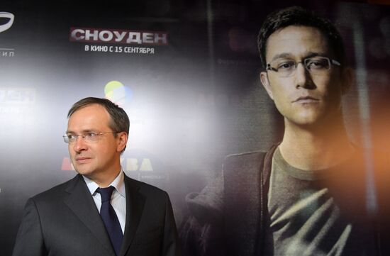 Premiere of movie 'Snowden'