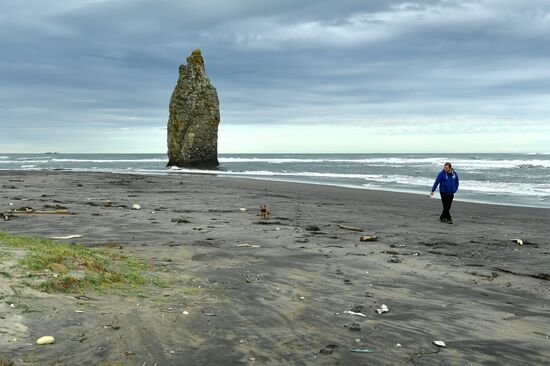 Views of Russia. Kuril islands