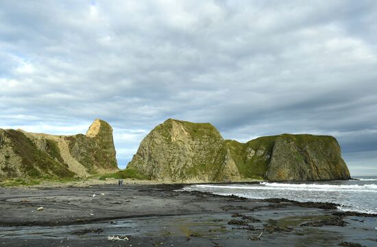 Views of Russia. Kuril islands