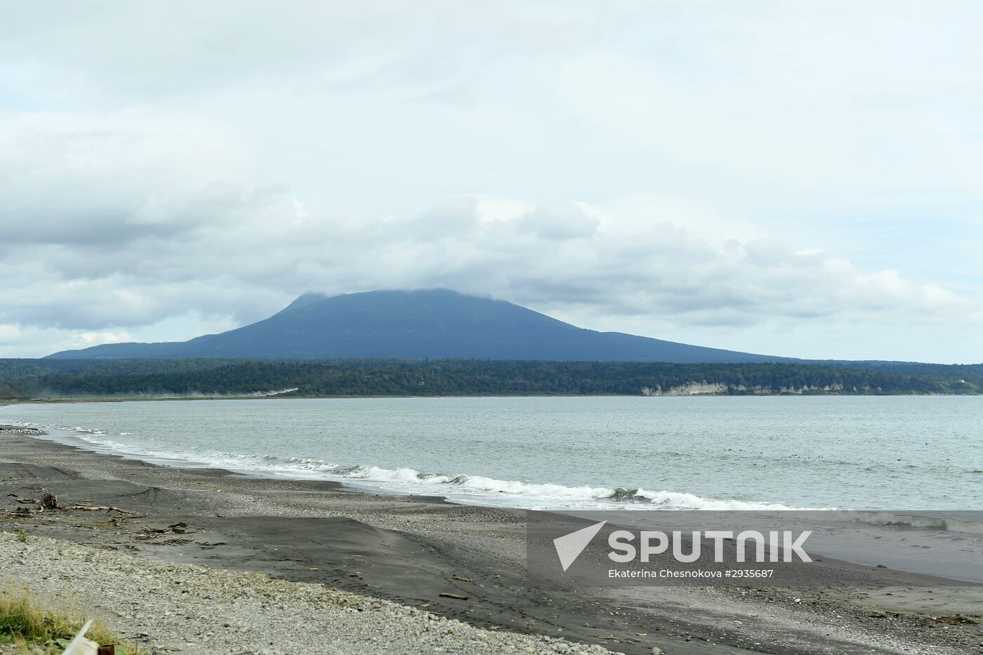 Views of Russia. Kuril islands