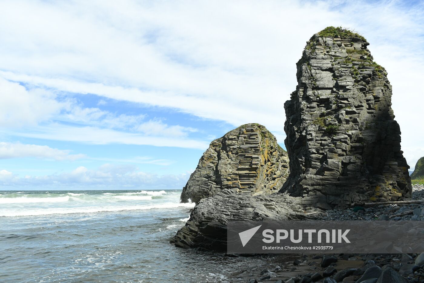 Views of Russia. Kuril Islands