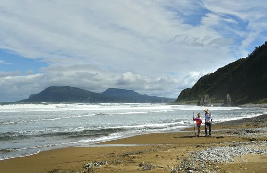 Views of Russia. Kuril islands