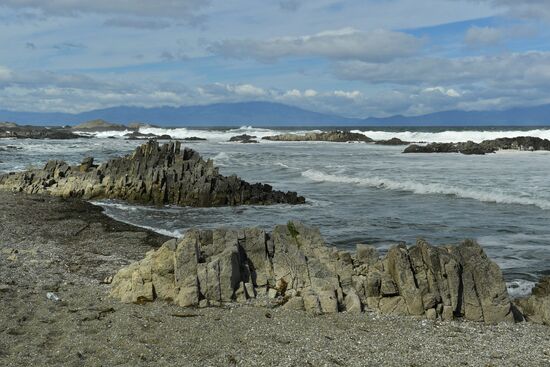 Views of Russia. Kuril islands