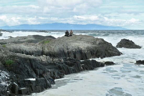 Views of Russia. Kuril islands