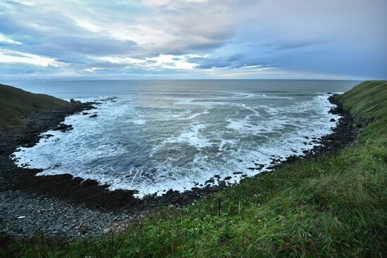 Views of Russia. Kuril islands