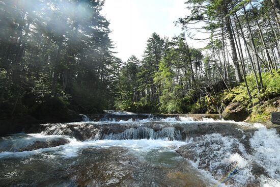 Views of Russia. Kuril islands