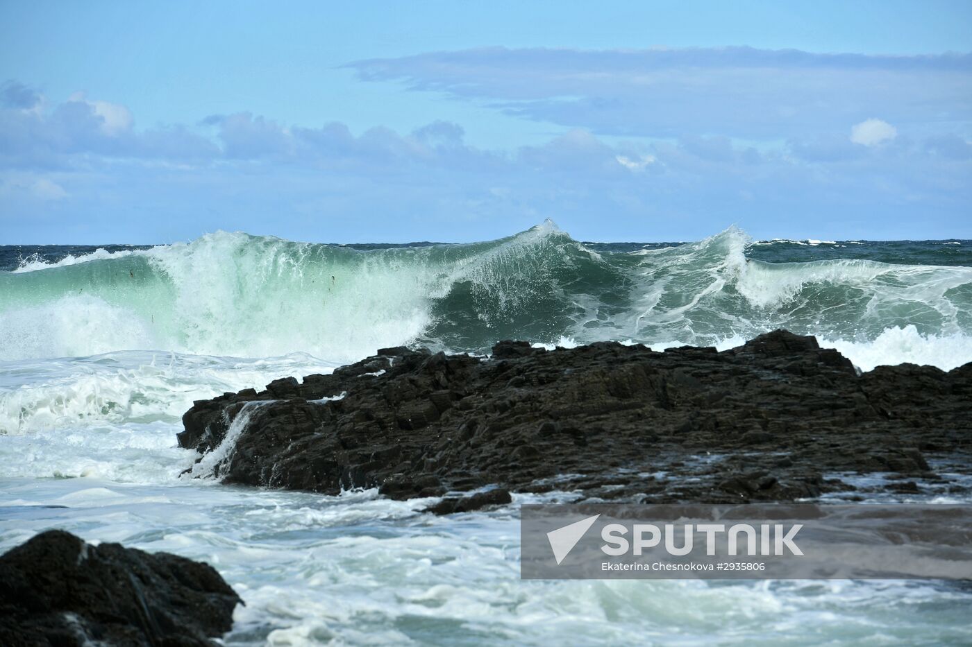 Views of Russia. Kuril islands