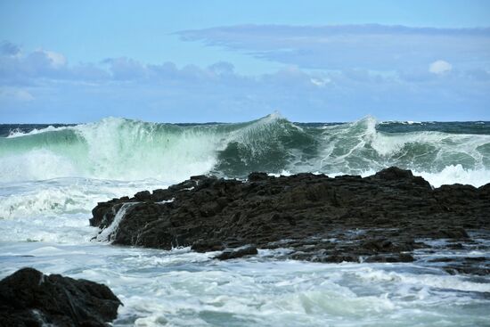 Views of Russia. Kuril islands