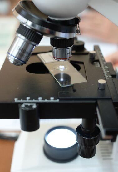 Medicine class at Moscow school