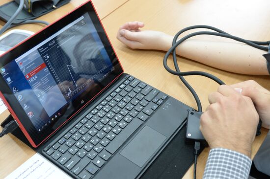 Medicine class at Moscow school
