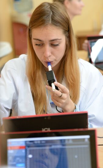 Medicine class at Moscow school