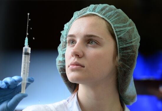 Medicine class at Moscow school