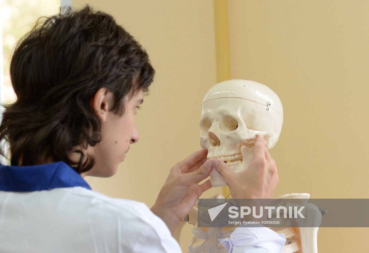 Medicine class at Moscow school