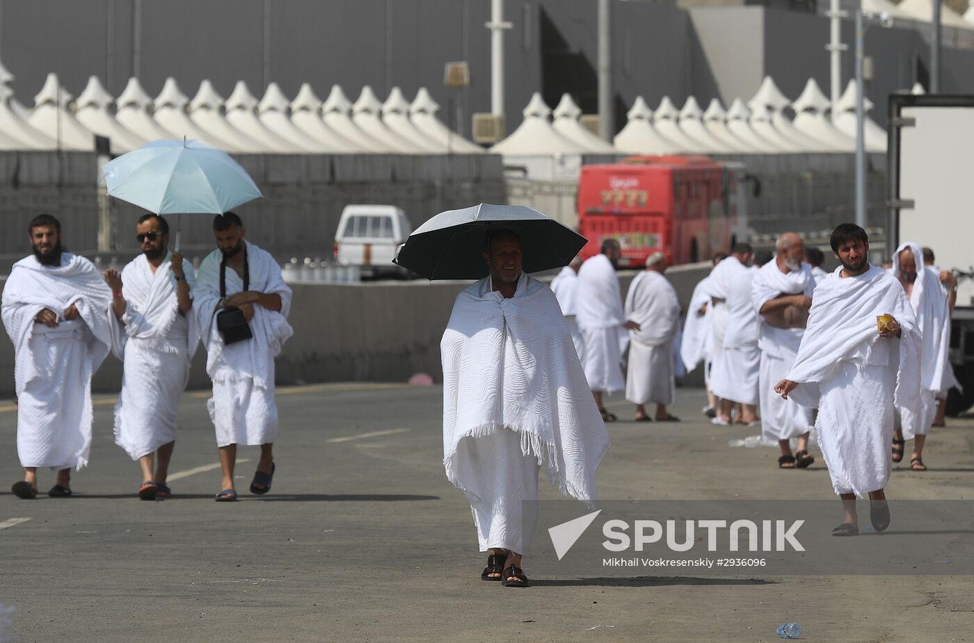 Pilgrims during hadj in Saudi Arabia