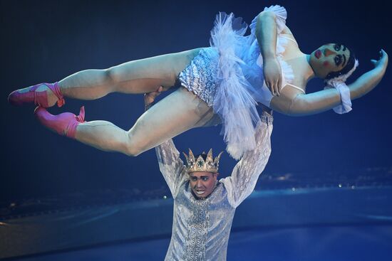 Idol circus festival winners stage show