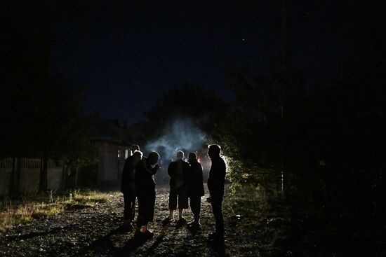 Night shelling in Makeyevka