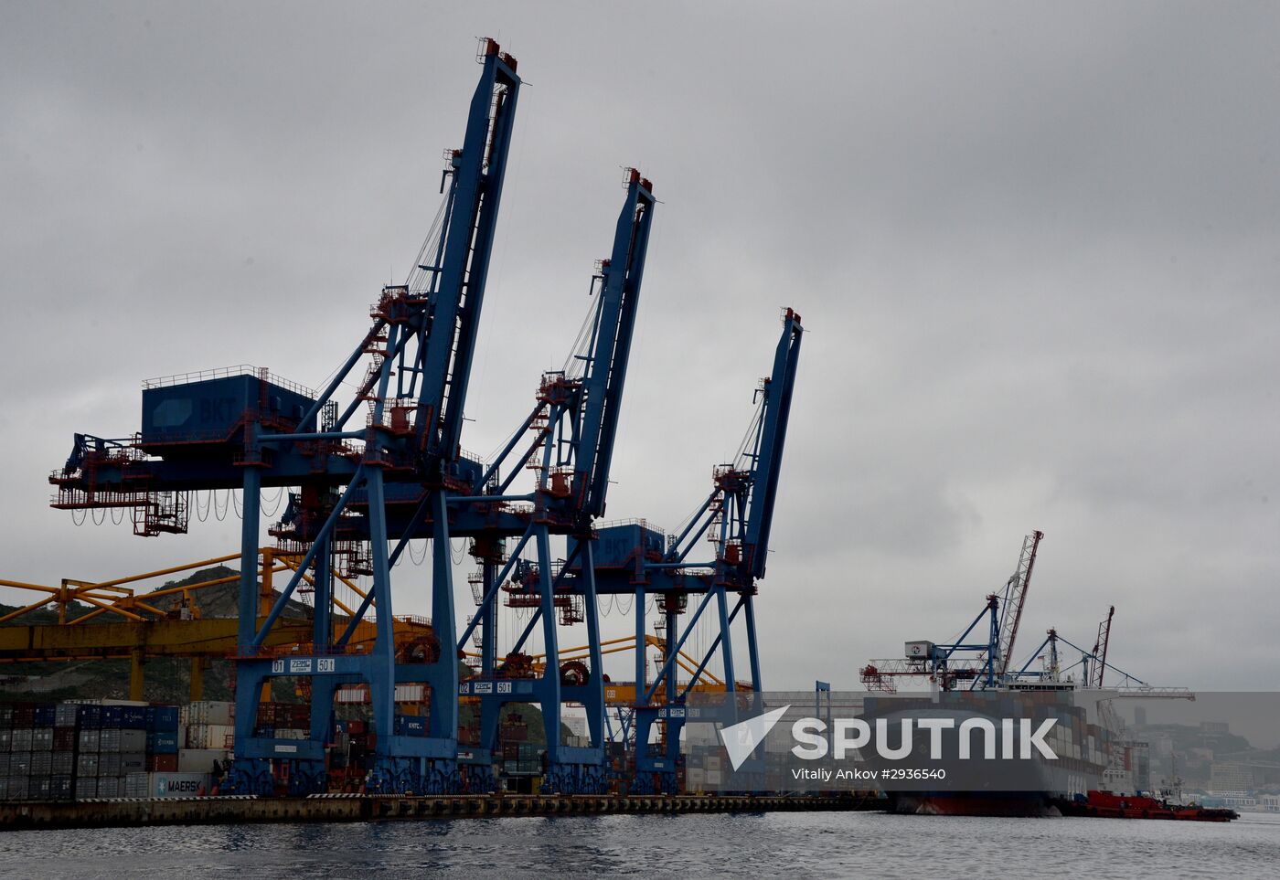 FESCO Diomid cargo ship arrives in Vladivostok