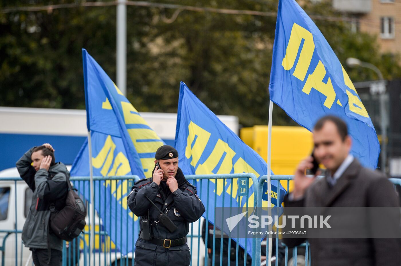 LDPR rally in support of candidate deputies to Russian State Duma of 7th convocation