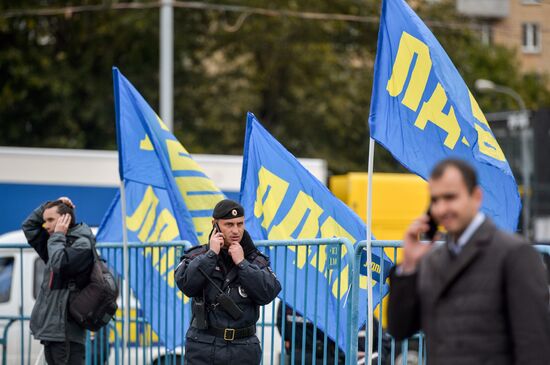 LDPR rally in support of candidate deputies to Russian State Duma of 7th convocation