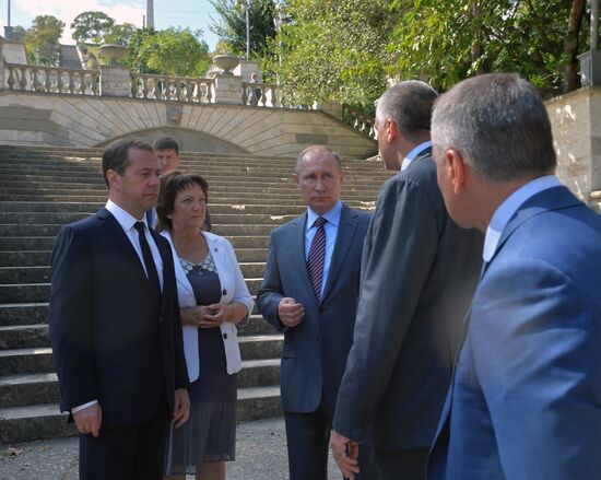 Russian President Vladimir Putin's and Russian Prime Minister Dmitry Medvedev's working visit to Southern Federal District