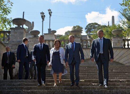 Russian President Vladimir Putin's and Russian Prime Minister Dmitry Medvedev's working visit to Southern Federal District
