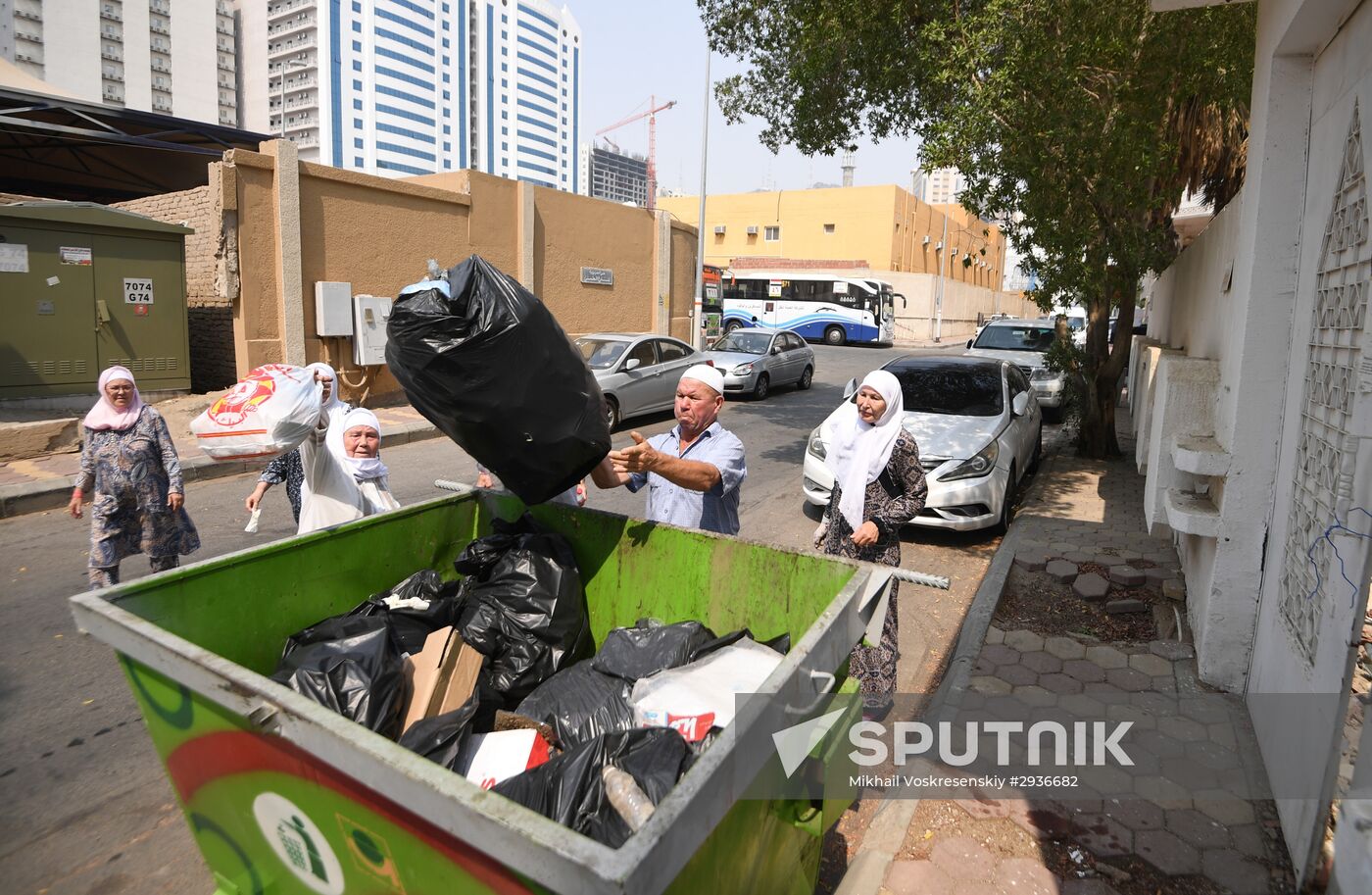 Pilgrims in Saudi Arabia