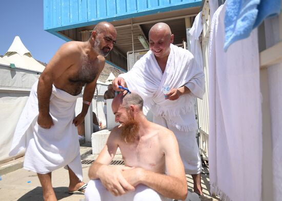 Pilgrims in Saudi Arabia