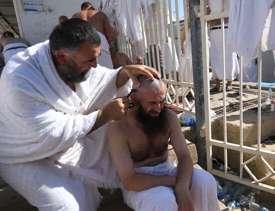 Pilgrims in Saudi Arabia