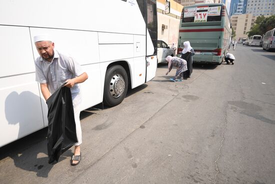 Pilgrims in Saudi Arabia