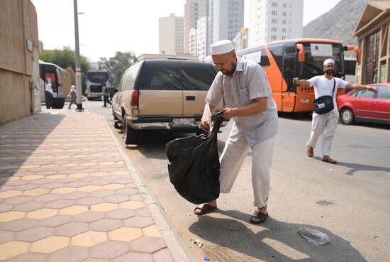 Pilgrims in Saudi Arabia