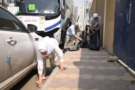 Pilgrims in Saudi Arabia
