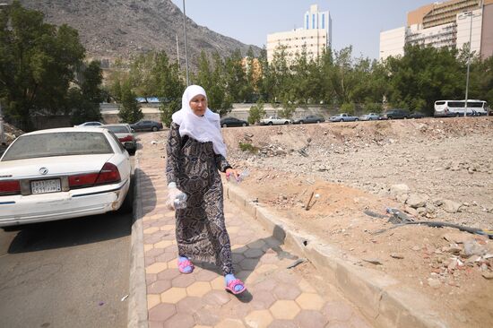 Pilgrims in Saudi Arabia