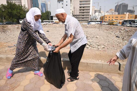 Pilgrims in Saudi Arabia