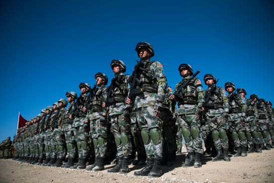 Opening of SCO exercise Peace Mission-2016