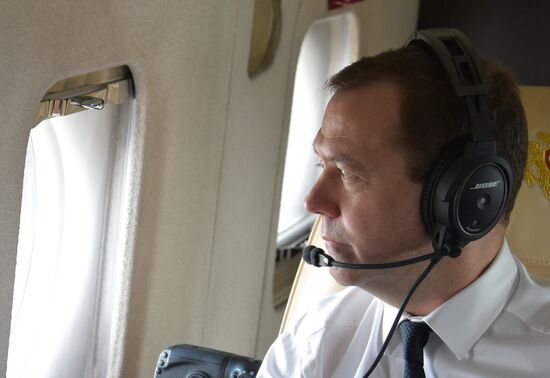 Russian President Vladimir Putin's and Russian Prime Minister Dmitry Medvedev's working visit to Southern Federal District