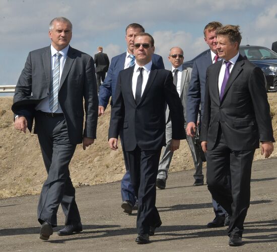 Russian President Vladimir Putin's and Russian Prime Minister Dmitry Medvedev's working visit to South administrative district