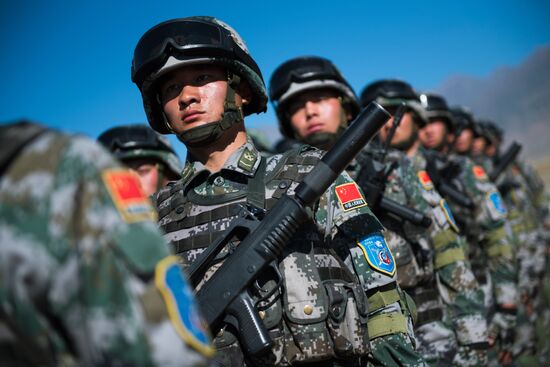 Opening of SCO exercise Peace Mission-2016