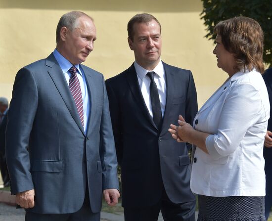 Russian President Vladimir Putin's and Russian Prime Minister Dmitry Medvedev's working visit to South federal district