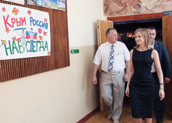 Prosecutor of the Republic of Crimea Natalya Poklonskaya visits Kerch