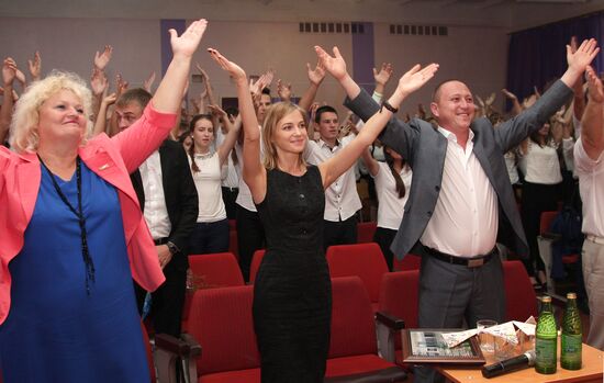 Prosecutor of the Republic of Crimea Natalya Poklonskaya visits Kerch