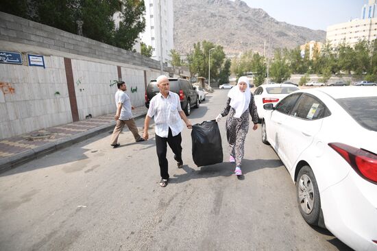 Pilgrims in Saudi Arabia